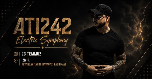 Ati242: Electric Symphony etkinliği için promosyon bannerı