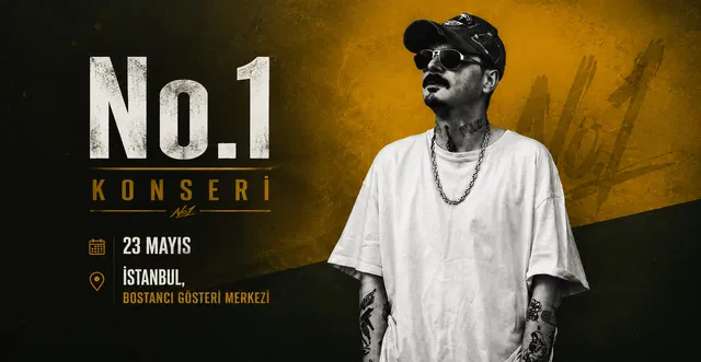 No.1 Konseri etkinliği için promosyon bannerı